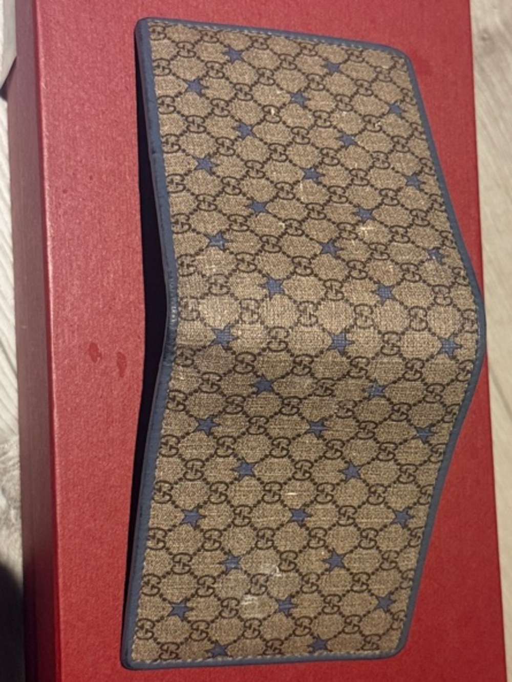 Gucci GG Supreme Stars Bifold Wallet